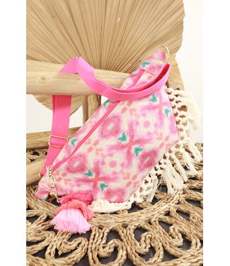 Cross body tas "Boho Look" roze