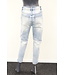 S. Woman Jeans "Mondriaan" destroyed denim