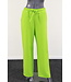 Wide leg pantalon "Fresh" lime groen