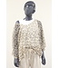 Oversized top "Panter" beige