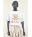 T-shirt "Amour Badstof" beige