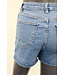 Denim Short met overslag