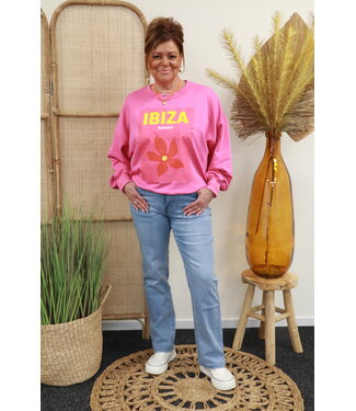Sweater "Ibiza Bohemia" fuchsia