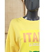 Sweater "La Dolce Vita" geel