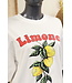 T-shirt "Limone" geel