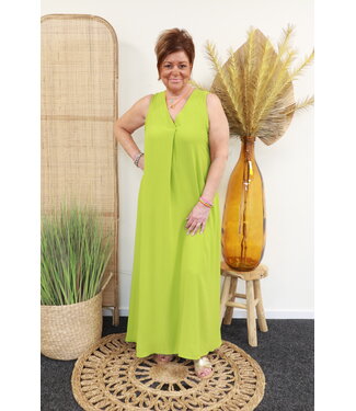 Maxi jurk "Summer Dress" lime groen