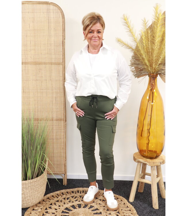 May Gem Combat pantalon "Lesley" groen