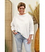Xuna Blouse "boothals en kraag" wit