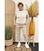 Xuna Trui "twee kleurig" beige/camel