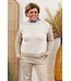 Xuna Trui "twee kleurig" beige/camel