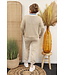 Xuna Trui "twee kleurig" beige/camel