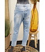 S. Woman Jeans "Bleached vlekken" light denim