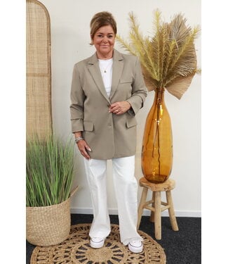 Blazer "openvallend" taupe