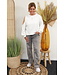 Sweater "Met open schouder" wit