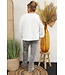 Sweater "Met open schouder" wit