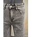 Wide leg "Washed" jeans grijs