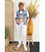 Linnen comfi broek "Susan" wit