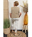 Gilet "Met striksluiting" camel