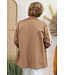 Blazer "witte bies" camel/wit