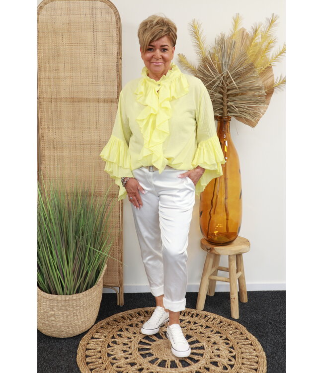 Boho blouse "Barcelona" geel