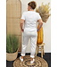 Glans comfi pantalon wit