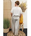 Silky wide leg broek "Lieke" kiezel