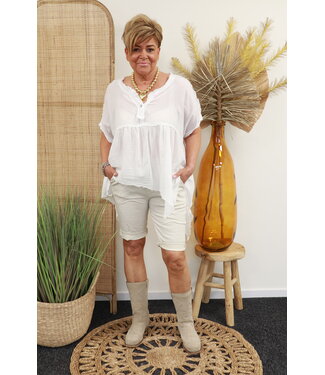 Xuna Boho blouse "Beach look" wit