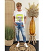 T-shirt "Weekend" lime groen