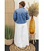 Super wide leg broek "Linda" wit
