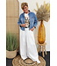 Super wide leg broek "Linda" wit