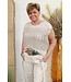 Trui "Boho franjes" beige