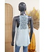 Top met kant "Viscose" ijsblauw