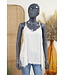 Top met kant "Viscose" off-white