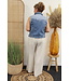 Issima Pantalon "Overslag" linnen beige