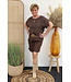 Blouse "Celine" linnen bruin