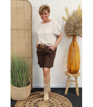 Blouse "Celine" linnen beige