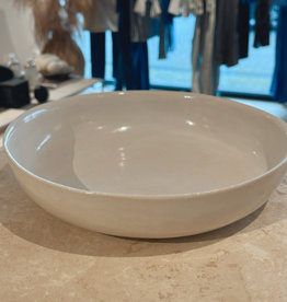 Atelier V Schaal Plat Beige Glans - 20 cm