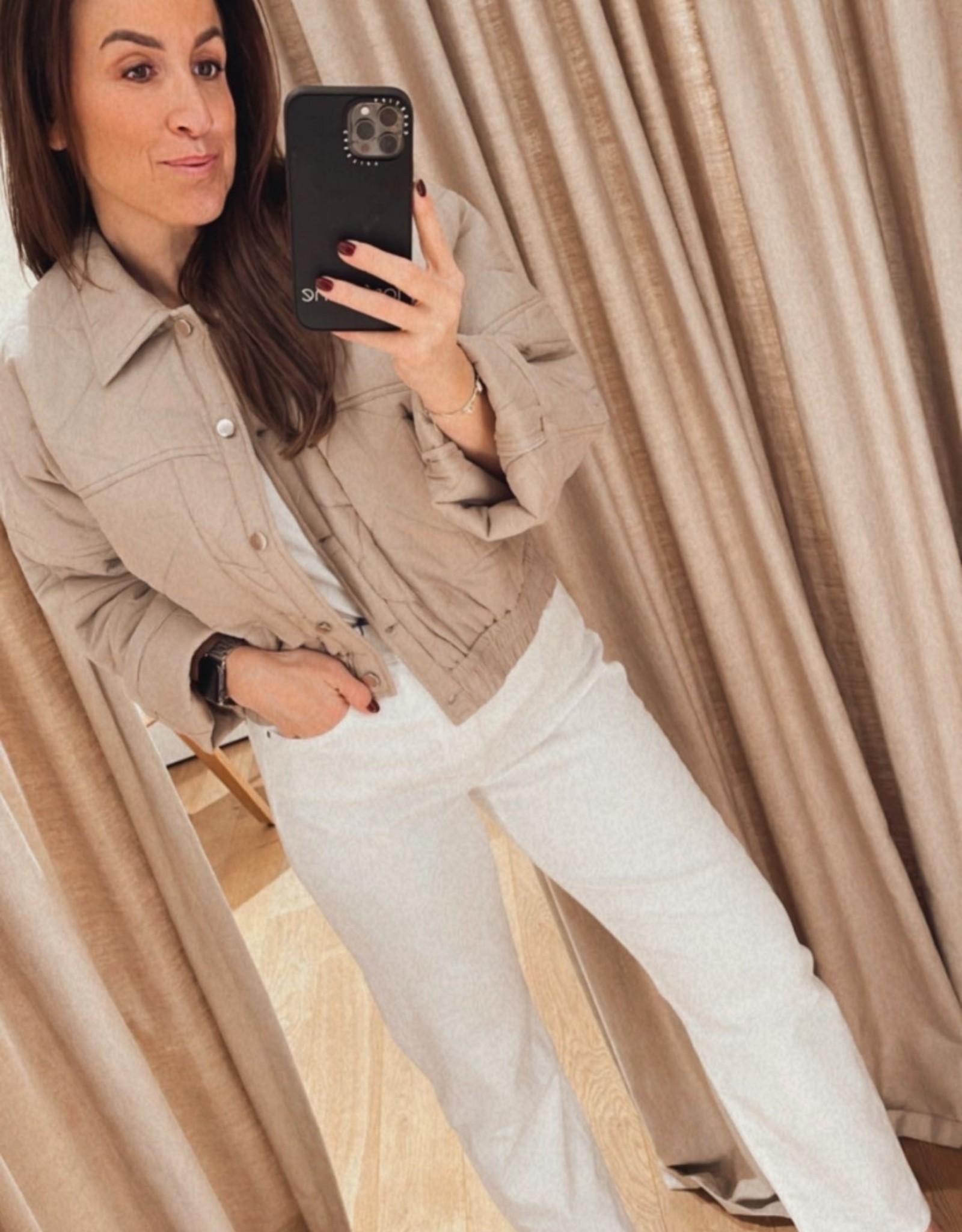 Dawn Stardust O Shape Jeans White