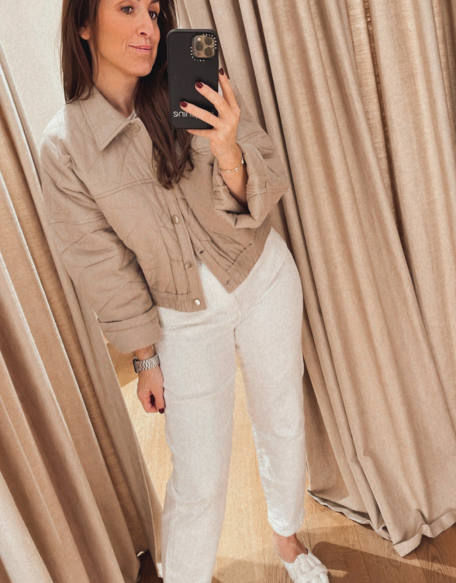 Dawn Stardust O Shape Jeans White