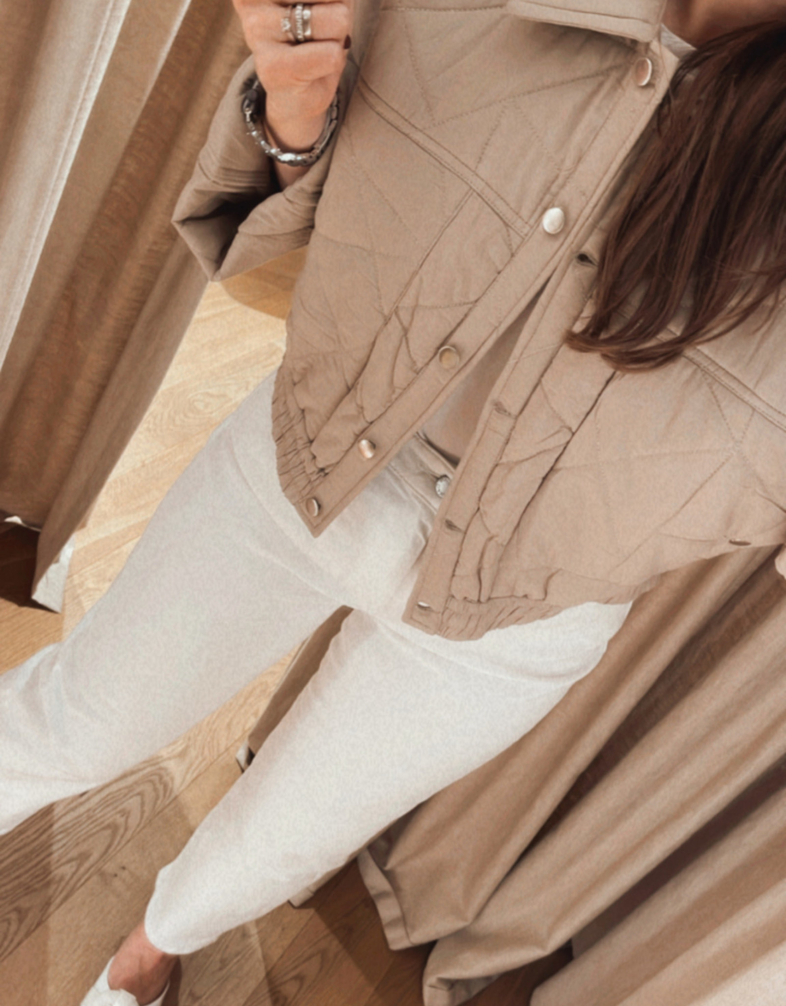 Dawn Stardust O Shape Jeans White