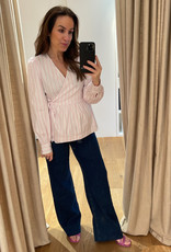 Levete Room Anastacia 2 Blouse White Pink