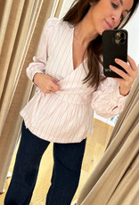 Levete Room Anastacia 2 Blouse White Pink