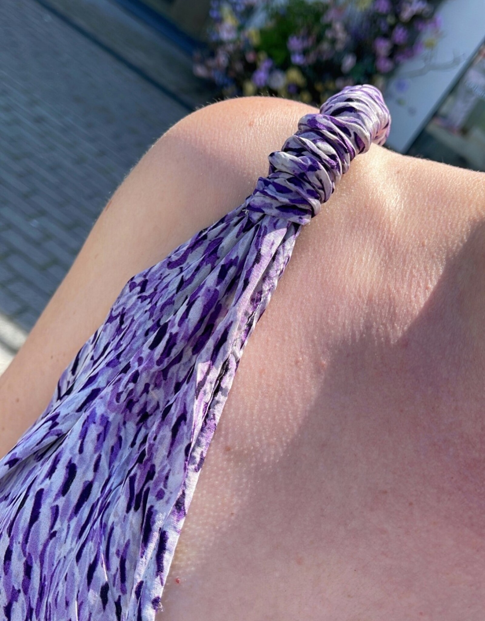 rae Genevieve Jumpsuit Purple Dew