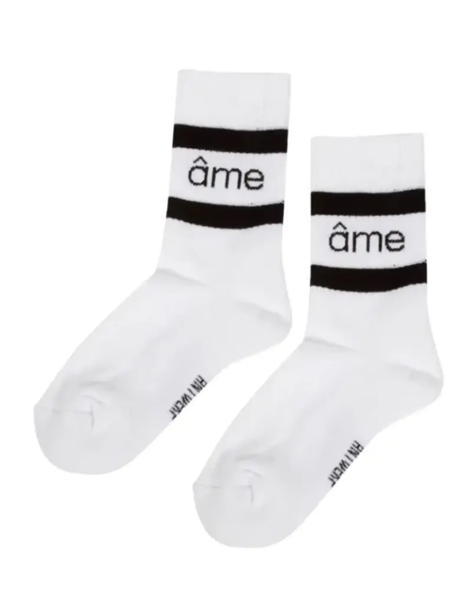 Âme Diego Cotton White Socks