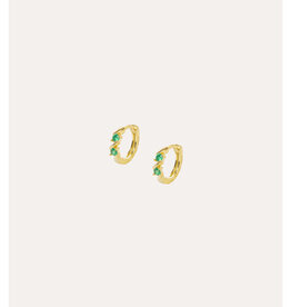 TamCode Azalée Earring Green per stuk