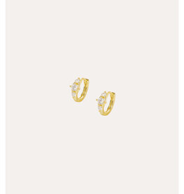 TamCode Leilani Earring White per stuk