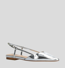 Lola Cruz Carmen Flat Silver