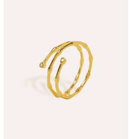 TamCode Blomma Ring Gold One Size