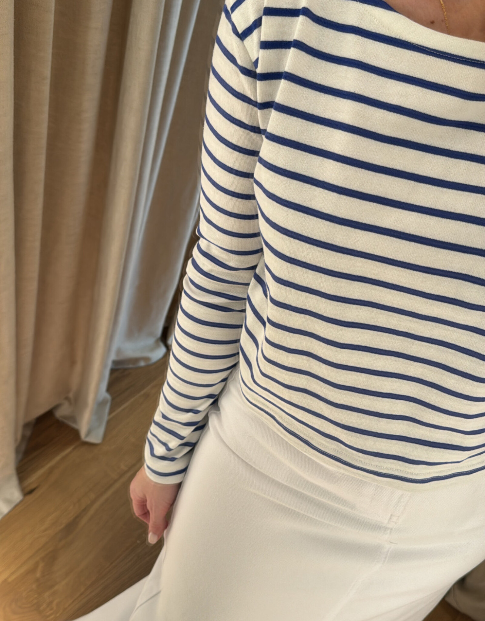 Designers Remix Stacy Blouse Blue Striped
