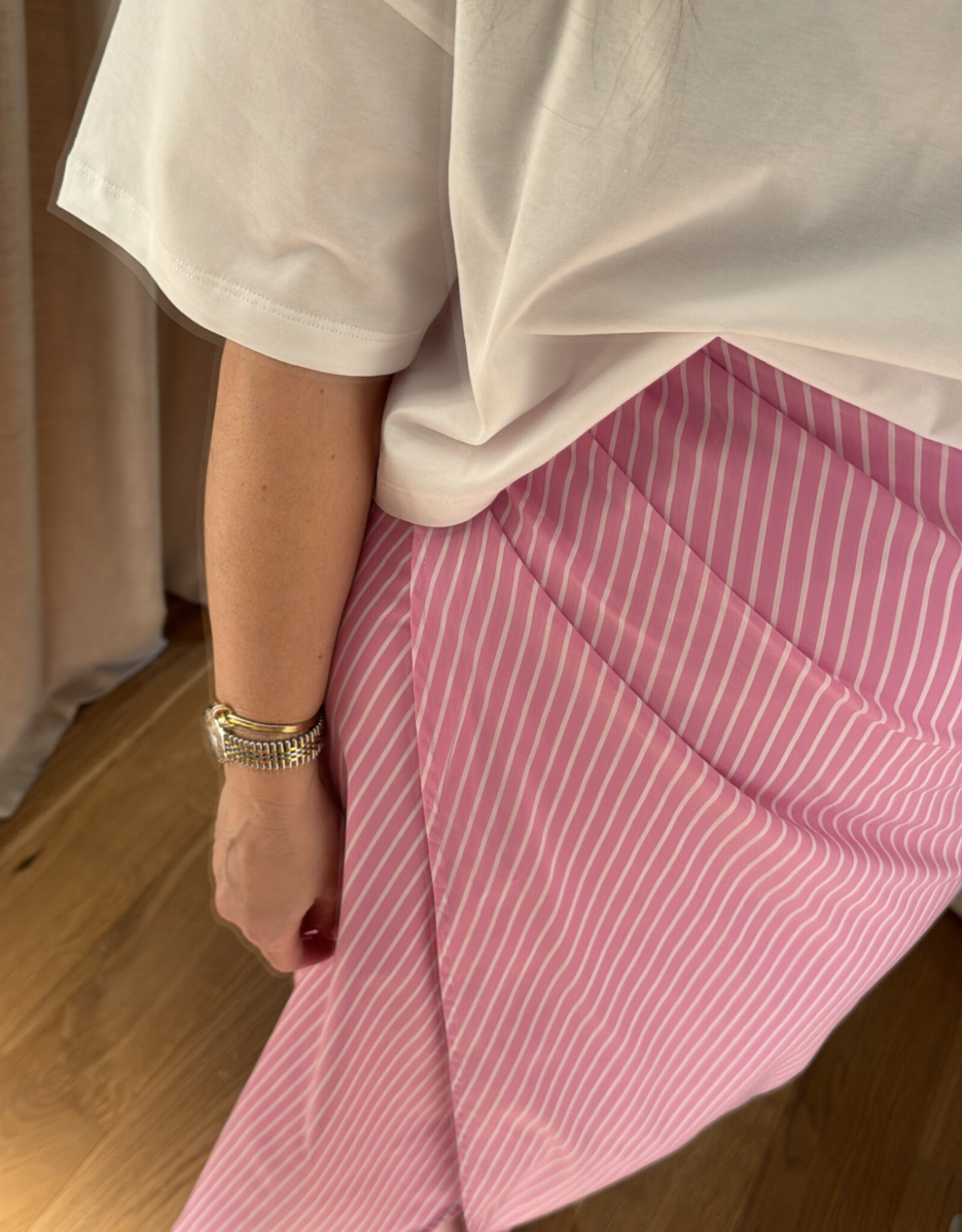 Les Soeurs Ervin Skirt Pink Striped